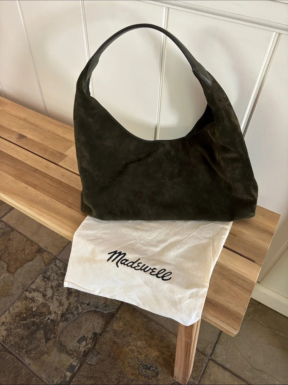 Madewell Mylie Green “Loden” Suede - Picture 4 of 6
